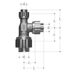 Picture of JRG Sanipex T-Stück 12-20,d-d-d 20 - 20 - 20(mm), , Art.Nr. : 5470.020