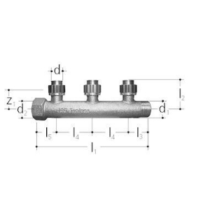 Picture of JRG Sanipex UP-Verteiler 3-fach, d 20mm, Art.Nr. : 5427.320