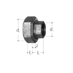 Picture of JRG Sanipex Verschraubung,  GN (inch): 1 1∕2, Art.Nr. : 8204.560