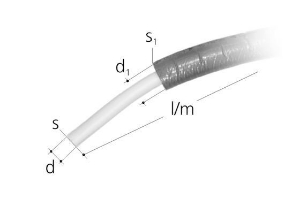 Picture of JRG Sanipex-Rohr, 6 mm isoliert d 20 mm, DN 15 mm, 50m, Art.Nr. : 5710.020