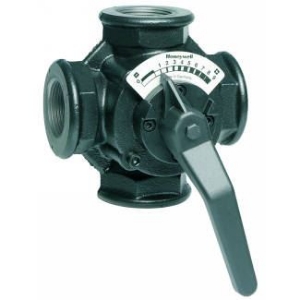 Picture of Honeywell Resideo 4Wege-Muffenmischer Centra-ZR GG 20, grau, PN 6 DN 15,  Art.Nr. : ZR15MA