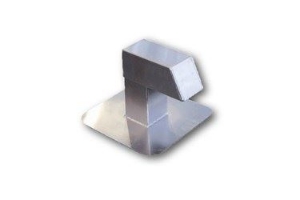 Picture of ALIXO ALU DACHDURCHFÜHRUNG 125 X 125 MM 1 AUSLASS - BODENPLATTE 340X340 MM ,  alte Kode : LAC-791, Art.Nr. :ALX-7122-000