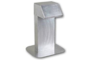 Picture of ALIXO ALUMINIUM DACHDURCHFÜHRUNG 300X200 MM MIT EXTRA HOHEM HALS 900 MM ,  alte Kode : LAC-789, Art.Nr. :ALX-7169-000