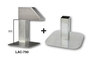 Picture of ALIXO ALU DACHDURCHFÜHRUNG MIT REGELBAREM UNTERBAU - KIT: LAC-790 + UNTERBAU ,  alte Kode : LAC-890, Art.Nr. :ALX-7120-000
