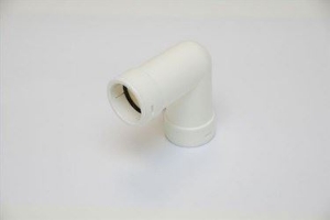 Picture of ALIXO KNIESTÜCK 90° HARTES ABFLUSSROHR Ø20MM ,  alte Kode : RDP20-C90, Art.Nr. :ALX-2153-010