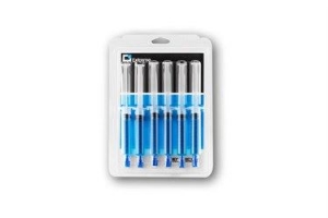 Picture of ALIXO EXTREME LEAK STOP 6-PACK 12ML KARTUSCHEN INKL. 1/4 & 5/16 ADAPTER ,  alte Kode : SCP-701, Art.Nr. :ALX-0701-000