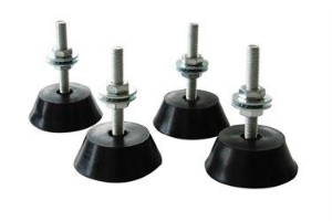 Picture of LINUM FUßDÄMPFER SET VON 4 STÜCK "M10" KONISCH 56 X 20 MM H ,  alte Kode : LAC-412, Art.Nr. :LAV-0123-000
