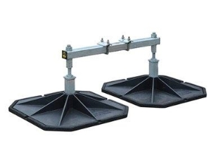 Picture of Big Foot Systems REGELBARE I BEAM UNTERSTÜTZUNG 600X600 MM - HÖHE 300-360 MM , alte Kode : LAC-710, Art.Nr. :BFS-3601-000