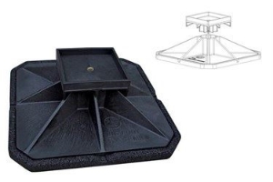Picture of Big Foot Systems SET PLATTFORM 305 X 305 MM - 4 SEITEN INKL 2 MATTEN, 2 BIG FEET, 2 PLATTFORMEN , alte Kode : LAC-724, Art.Nr. :BFS-9434-000