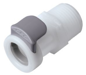 Picture of CPC Kupplungen 3/8 BSPT Non-Valved  Acetal (POM) Coupling Body - 25 Stk,  Art.Nr. : APC10006BSPT