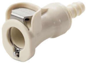 Picture of CPC Kupplungen 1/4 Hose Barb Non-Valved In-Line Polypropylene Coupling Body- 25 Stk,  Art.Nr. : PLC1700412