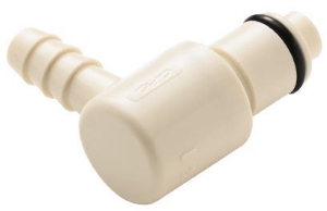 Picture of CPC Kupplungen 1/4 Hose Barb Non-Valved Elbow Polypropylene Coupling Insert- 25 Stk,  Art.Nr. : PLC2300412