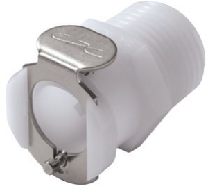 Picture of CPC Kupplungen 3/8 NPT Valved Acetal Coupling Body- 25 Stk,  Art.Nr. : PLCD10006