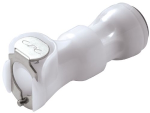 Picture of CPC Kupplungen 3/8 JG Valved In-Line Acetal Coupling Body- 25 Stk,  Art.Nr. : PLCD14006