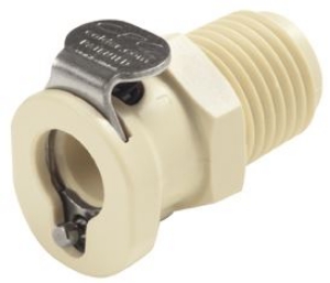Picture of CPC Kupplungen 1/4 MNPT Non-Valved Polypropylene Coupling Body- 25 Stk,  Art.Nr. : PMC100412