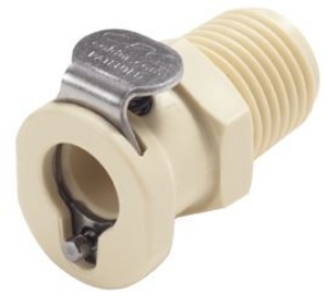 Picture of CPC Kupplungen 1/4 MBSPT Non-Valved Polypropylene Coupling Body- 25 Stk,  Art.Nr. : PMC100412BSPT