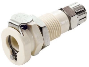 Picture of CPC Kupplungen 1/4 PTF Non-Valved Panel Mount Polypropylene Coupling Body- 25 Stk,  Art.Nr. : PMC120412
