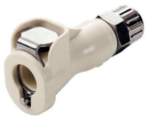 Picture of CPC Kupplungen 1/4 PTF Non-Valved In-Line Polypropylene Coupling Body- 25 Stk,  Art.Nr. : PMC130412