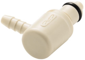 Picture of CPC Kupplungen 1/4 Hose Barb Non-Valved Elbow Polypropylene Coupling Insert- 25 Stk,  Art.Nr. : PMC230412