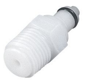 Picture of CPC Kupplungen 1/4 NPT Non-Valved Acetal Coupling Insert- 25 Stk,  Art.Nr. : PMC2404