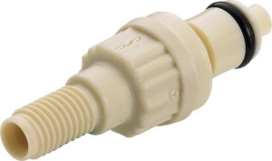 Picture of CPC Kupplungen 1/4 MUNF Non-Valved In-Line Polypropylene Coupling Insert- 25 Stk,  Art.Nr. : PMC24042812
