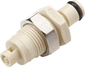 Picture of CPC Kupplungen 1/16 Hose Barb Non-Valved Panel Mount Polypropylene Coupling Insert- 25 Stk,  Art.Nr. : PMC420112