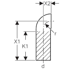 Picture of  Geberit PE Bogen 90° mit langem Schenkel und kleinem Radius,  DN:90, d[mm]:90, X1[cm]:27 , Art.Nr. : 366.876.16.1