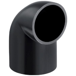 Picture of  Geberit PE Bogen 90° reduziert,  DN:60 / 50, d[mm]:63, d1[mm]:50 , Art.Nr. : 364.062.16.1
