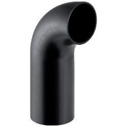 Picture of  Geberit PE Bogen mit langem Schenkel,  Winkel: 45°, DN:100, d[mm]:110, X1[cm]:14.7 , Art.Nr. : 367.046.16.1