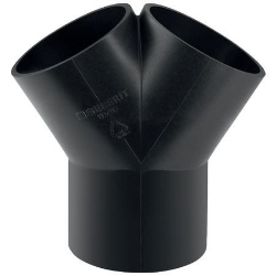 Picture of  Geberit PE Hosenabzweig 2 x 30°,  DN:50 / 50, d[mm]:50, d1[mm]:50 , Art.Nr. : 361.462.16.1