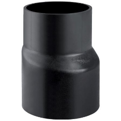 Picture of  Geberit PE Reduktion exzentrisch,  DN:125 / 100, d[mm]:125, d1[mm]:110 , Art.Nr. : 368.584.16.1