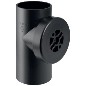 Picture of  Geberit PE Reinigungsstück 90° mit runder Serviceöffnung,  DN:70 / 70, d[mm]:75, d1[mm]:75 , Art.Nr. : 365.451.16.1