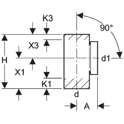 Picture of  Geberit PE Reinigungsstück 90° mit runder Serviceöffnung,  DN:70 / 70, d[mm]:75, d1[mm]:75 , Art.Nr. : 365.451.16.1