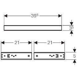 Picture of Geberit Duofix Befestigung für Waschtische mit Befestigungsabstand 38–58 cm, Art.Nr. : 111.868.00.1