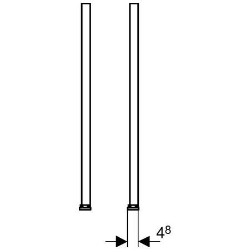 Picture of Geberit Duofix Fussverlängerungsset für Fussbodenaufbau 20–40 cm, Art.Nr. : 111.848.00.1