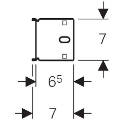 Picture of Geberit Duofix Montageplatte für Unterputzabsperrventile, Art.Nr. : 111.576.00.1