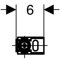 Picture of Geberit Duofix Set Wandanker für Einzelmontage, Ecklösung, Art.Nr. : 111.835.00.1