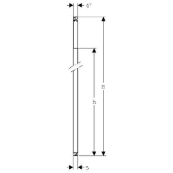 Picture of Geberit Duofix Ständer raumhoch H[cm]: 340–400, h[cm]: 331, Art.Nr. : 111.874.00.1