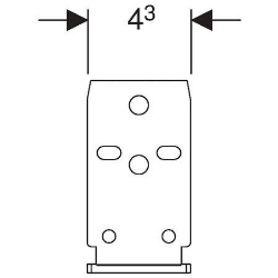 Picture of Geberit Duofix Systemwinkel, Art.Nr. : 111.846.00.1