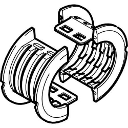 Picture of Geberit Mepla Rohrschelleneinlegeschale, da 50 mm, di 40 mm, Art.-Nr. 605.702.00.1