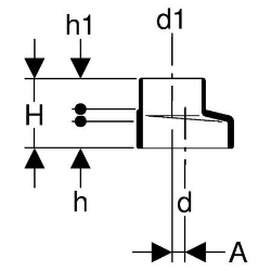 Picture of Geberit Silent-db20 Reduktion exzentrisch,  DN:90 / 70, d[mm]:90, d1[mm]:75, Art.Nr. : 308.070.14.1