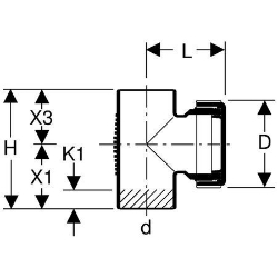 Picture of Geberit Silent-db20 Reinigungsstück 90° mit runder Serviceöffnung,  DN:70, d[mm]:75, D[cm]:11.5, Art.Nr. : 307.333.14.1