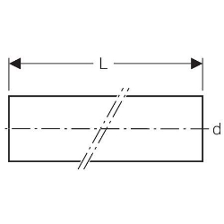 Picture of Geberit Silent-db20 Rohr, d[mm]:135, L = 3M, Art.Nr. : 312.000.14.1