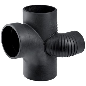 Picture of Geberit Silent-db20 Schachtbogenabzweig 88.5° links,  DN:100 / 90 / 70, d[mm]:110, d1[mm]:90, Art.Nr. : 310.872.14.1