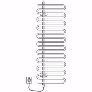 Bild von Arbonia Cobrawatt Badheizkörper CBTW140L 400 WFC, Art.Nr. : CBTW140L 400 AF WFC