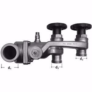 Picture of JRG Verschneidearmatur, PN 16, GN: 2, DN : 50, Art.Nr. : 5195.050