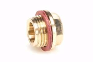 Picture of Honeywell Resideo Sechskant-Stopfen S15M Messing, G 1/2, (VPE5), Art.Nr. : S15M-1/2