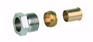 Picture of Honeywell Resideo Verschraubung FIG Cu-, Weichstahlrohr, G 3/8 IG, 12mm, Art.Nr. : FIG3/8CSS12