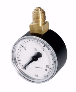Picture of Honeywell Resideo Manometer M08 G 1/4, 50mm, oben, Teilung 0-16bar, Art.Nr. : M08M-A16