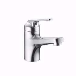 Picture of KWC DOMO Waschtisch chromeline A 150 Hebelmischer Auslauf fest Neoperl Cascade OptimalSpace - gr, chromeline, mit Ablaufventil, flex-PEX 3/8", Energie-Etikette A, Art.Nr. : 12.068.042.000FL